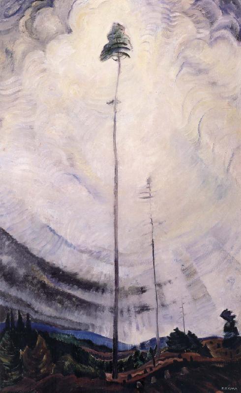 Emily Carr Scorned as Timber,Beloved of the Sky oil painting image